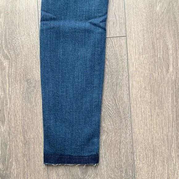 Free People NEON BLONDE Bombshell High Rise Skinny Jean High rise Dark Wash - Picture 12 of 15